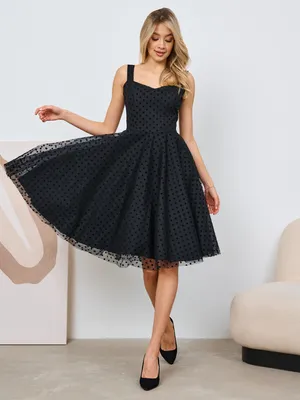Вечернее платье винтажное с пышной юбкой \"Одри\" в магазине «KRAMODA» на  Ламбада-маркете