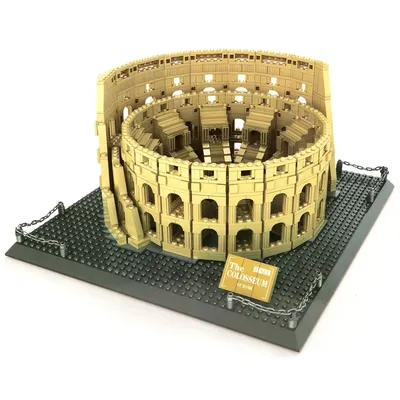 Купить 3D конструктор Wange Архитектура Римский Колизей 5225 3Д детский  1758 деталей, цена 2090 грн — Prom.ua (ID#1545186704)