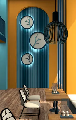Интерьеры кафе «Шафран» - Национальный институт дизайна