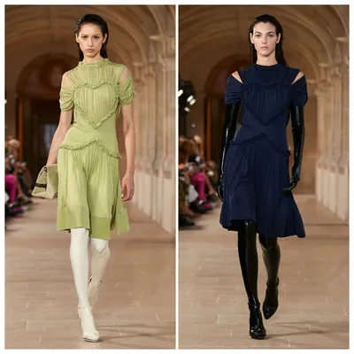Коллекция Victoria Beckham весна-лето 2023: романтичные платья, кружево и  бахрома | Модные решения | Дзен
