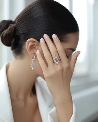 Стильное кольцо «ЗМЕЯ» в магазине «Badmaeva jewellery» на Ламбада-маркете