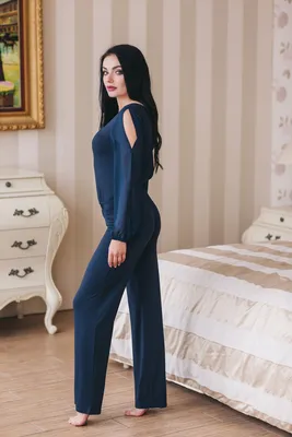 Брючный комбинезон из шифона (№ 39447) ♡ Gepur - women clothes store