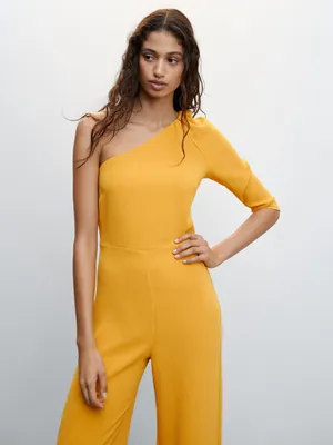 Комбинезон женский MANGO, цвет: offwhite (белый). 87948638_02. Размер S  (42/44), Женский, На любой сезон, размер 44, 42, материал Лиоцелл — купить  в интернет-магазине OZON (800178330)