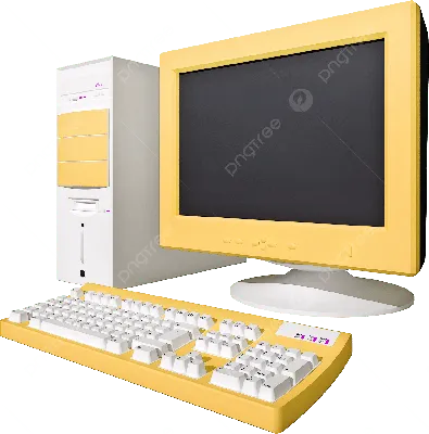 Мультяшный настольный компьютер PNG , компьютер клипарт, пк, монитор PNG  картинки и пнг PSD рисунок для бесплатной загрузки