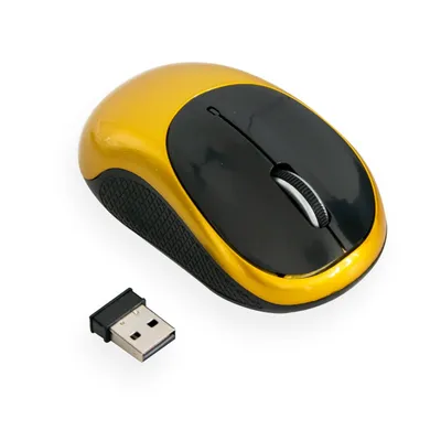 ᐉ Bluetooth мышка для компьютера Wireless Mouse G185 беспроводная  Золотисто-черный (1009357-Gold-1)