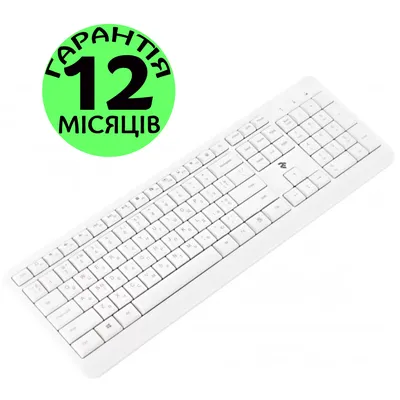 Купить Беспроводная клавиатура для компьютера (ПК) и ноутбука 2E KS220  белая, цена 528 грн — Prom.ua (ID#1598590306)