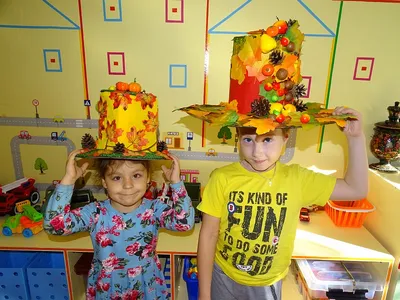 Конкурс шляп в детском саду фотографии