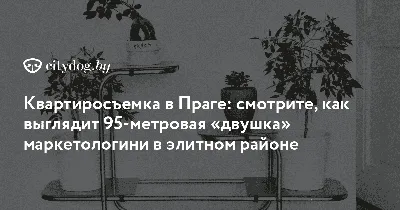 Квартиросъемка в Праге: смотрите, как выглядит 95-метровая «двушка»  маркетологини в элитном районе - CityDog.io