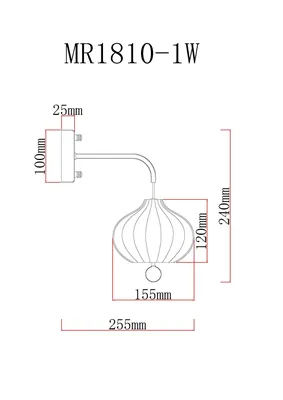 Бра MyFar Katrin MR1810-1W (Россия) | купить MR1810-1W по самой выгодной  цене, отзывы (3)