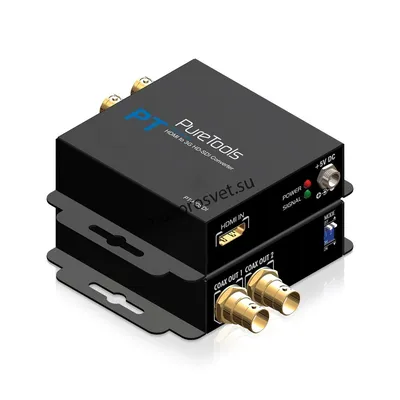 Конвертер PureTools PT-C-HDSDI сигнала HDMI в 3G HD-SDI купить : Цена,  отзывы, фото, харкетеристики в интернет-магазине МУЗ.ПРО.СВЕТ