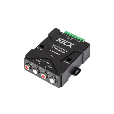 Купить Kicx HL4 Преобразователь уровня сигнала (конвертер) в интернет  магазина Sundown Audio. Цена на Преобразователь уровня сигнала (конвертер)  Kicx HL4 - с доставкой