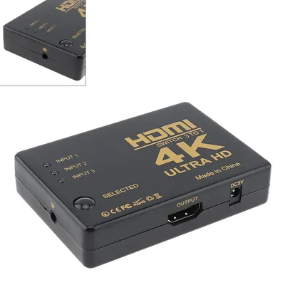 4K / Ultra HD HDMI Переключатель 3 к 1 Коммутатор Сплиттер Коробка  Конвертировать купить недорого — выгодные цены, бесплатная доставка,  реальные отзывы с фото — Joom