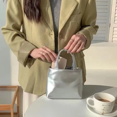 Новинка 2022, женская сумка через плечо из искусственной кожи в Корейском  стиле, вместительная простая универсальная шикарная сумка через плечо для  студентов | AliExpress
