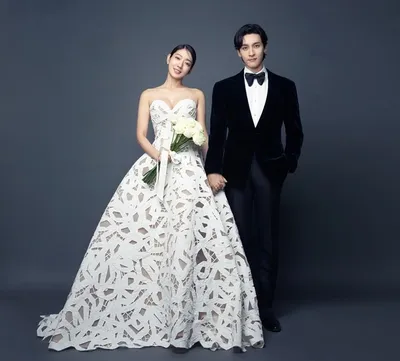 Простое ТРАПЕЦИЕВИДНОЕ атласное свадебное платье Verngo со съемной курткой,  пышными длинными рукавами и квадратным вырезом, скромные корейские платья  невесты, 2022 | AliExpress