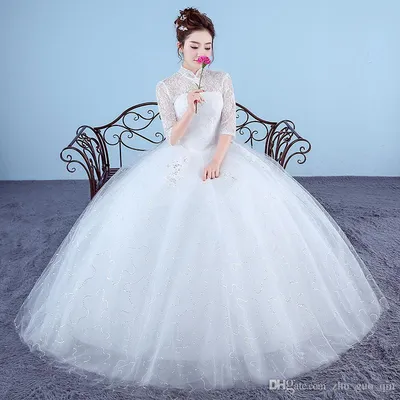 Корейские свадебные платья - 67 photo