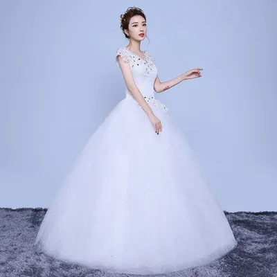 OLOEY, корейские простые трапециевидные Свадебные платья с сердечком для  фотосессии, наряды для невесты из органзы с открытой спиной, наряды для  деревенского сада | AliExpress