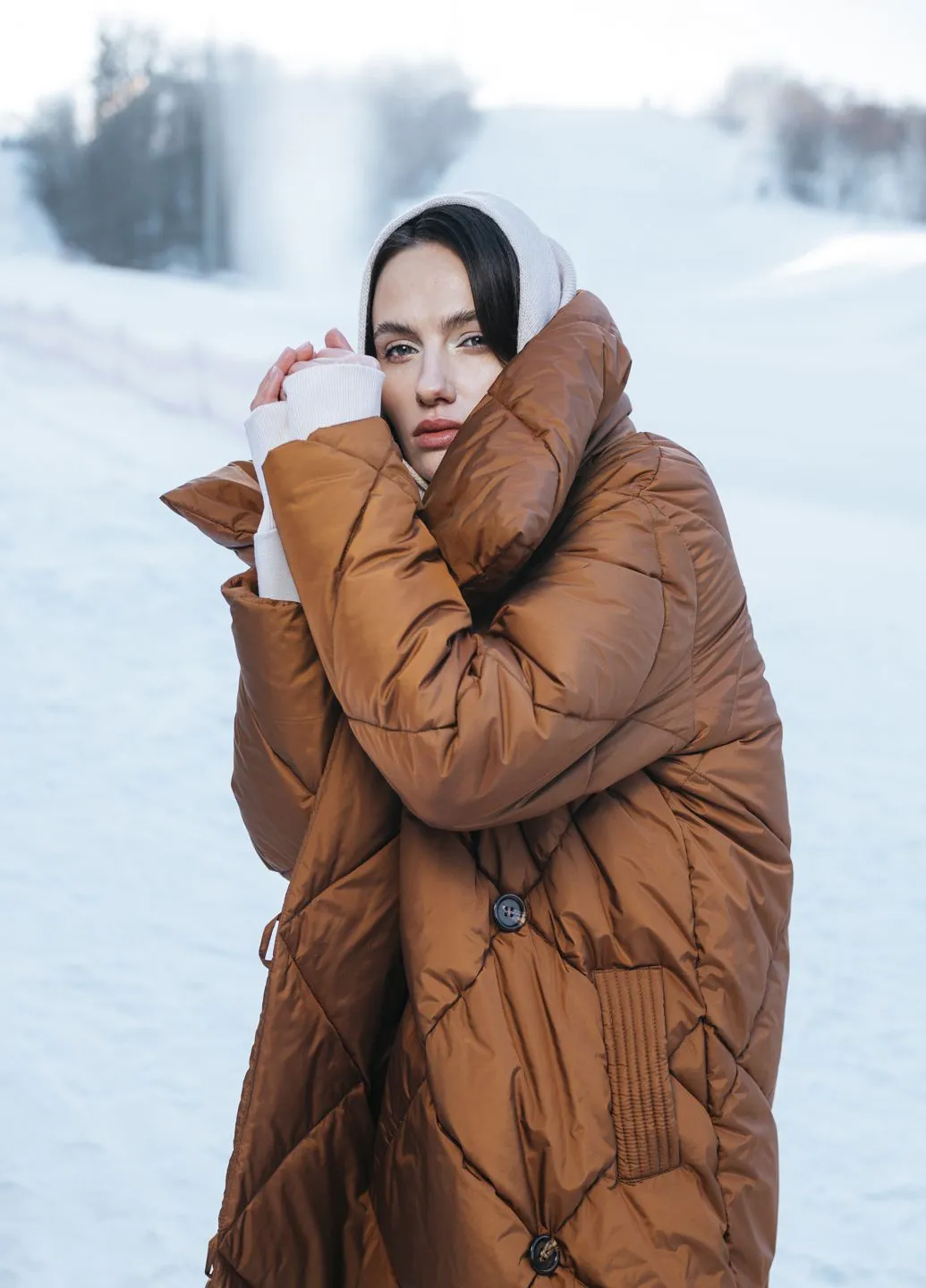 Пуховик Trendyol TWOAW22MO0582/Kahverengi для женщин, цвет: Коричневый - купить в Киеве, Украине в магазине Intertop: цена, фото, отзывы Пуховик Trendyol TWOAW22MO0582/Kahverengi для женщин, цвет: Коричневый - купить в Киеве, Украине в магазине Intertop: цена, фото, отзывы