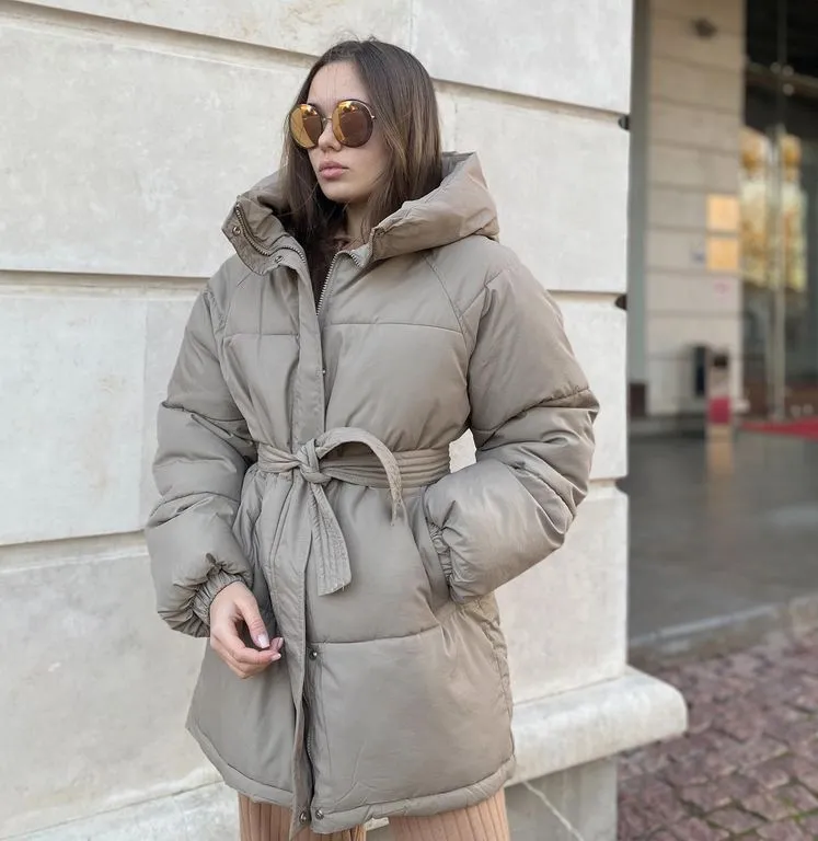Пуховик Trendyol TWOAW22MO0582/Kahverengi для женщин, цвет: Коричневый - купить в Киеве, Украине в магазине Intertop: цена, фото, отзывы Пуховик Trendyol TWOAW22MO0582/Kahverengi для женщин, цвет: Коричневый - купить в Киеве, Украине в магазине Intertop: цена, фото, отзывы