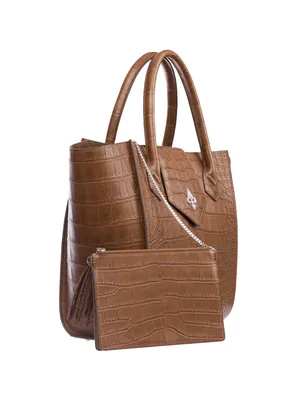Женская сумка через плечо М52-41 коричневая — заказывайте недорого