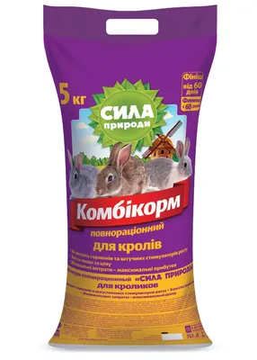 КРОША Многокомпонентный комплексный корм для кроликов на каждый день, 500г,  ЗООМИР