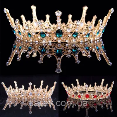 Купить Корона круглая корона на голову, украшения, мужская корона,  свадебная корона, цена 765 грн — Prom.ua (ID#986653969)