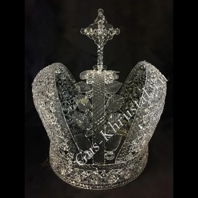 Хрустальная корона купить в Москве на официальном сайте завода, фото, цены,  отзывы 🏭 Gus-Khrustal.ru