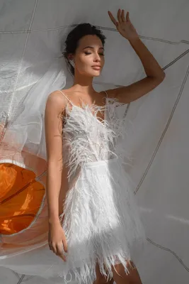 Короткие свадебные платья 👗 купить короткое свадебное платье в салоне Love  Forever | Москва