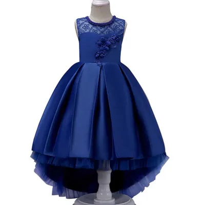 Синее мини платье на одно плечо с асимметричными воланами арт.38360 -  купить в Екатеринбурге