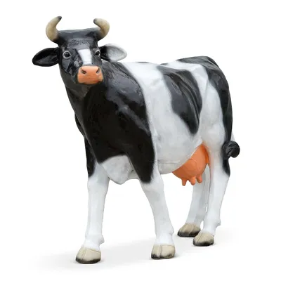 Фигура Корова из стеклопластика ростовая большая 221 см U07493 купить за 42  750 руб. ЦЕНА Снижена - Зимние скидки на Садовые фигуры - животные