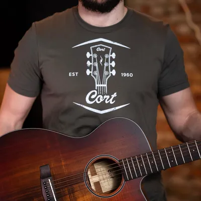 Cort Guitars Since 1960 T-Shirt - Army Green - Player Wear