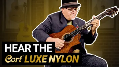 Meet The Cort Luxe Nylon Frank Gambale Signature Acoustic Guitar - YouTube