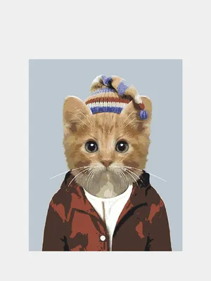 Купить Фотоальбом на 200 фото 10х15 см \"Котик в шапке с ушками\" 25,6х22х5  см в Новосибирске, цена, недорого - интернет магазин Подарок Плюс