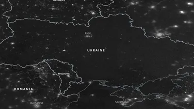 NASA зафиксировали блекаут в Украине: фото из космоса - Общество - StopCor