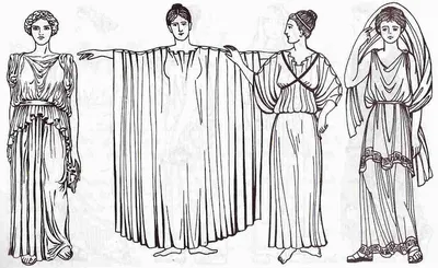 История костюма Древней Греции