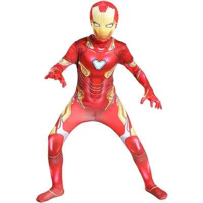 Детский костюм железного человека Iron Man с мускулами (ID#53137060), цена:  75 руб., купить на Deal.by