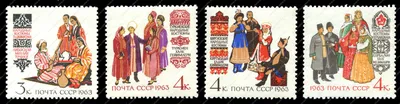 Армянские народные костюмы | Stamps.ru