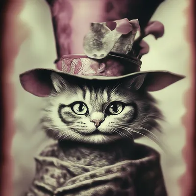 Кот в шляпе | Шляпа, Кот