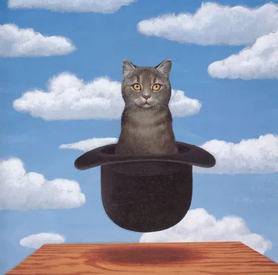 Фотореалистичный портрет: кот в шляпе…» — создано в Шедевруме