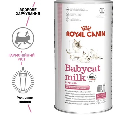 Купить Заменитель молока Royal Canin Babycat Milk для котят 0,3КГ • Цена от  зоомагазина «ЗООПОЧТА» - 293543568