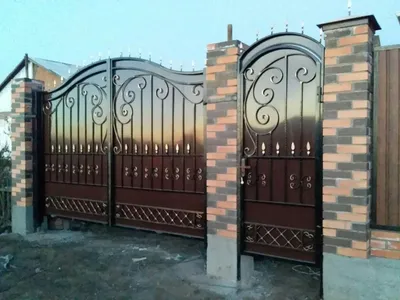 Ворота кованые: продажа, цена в Усть-Каменогорске. Кованые ворота, заборы и  ограждения от \
