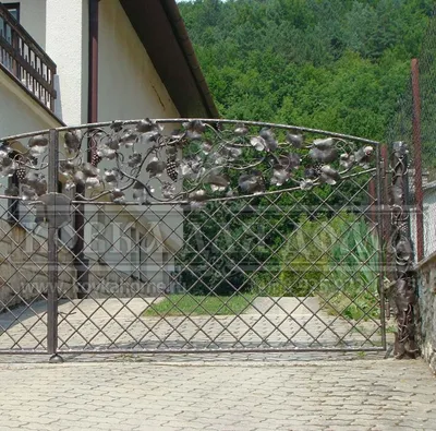 Кованые изделия ворота заборы ограды фото