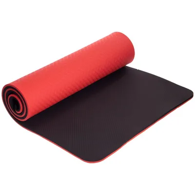 Коврик для фитнеса и йоги UFC 1,45мx0,61мx15мм красный-черный: купить по  доступным ценам на Way4You