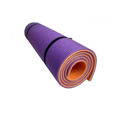 Коврик для йоги и фитнеса ПРОФ (фиолетовый-розовый) 6 мм PROFI-FIT купить  по оптовой цене 1 973 р.