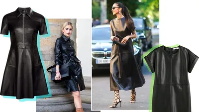 Кожаное платье - главный тренд сезона 2021-2022: как носить и кому подойдет  стильная новинка | lady style | Дзен