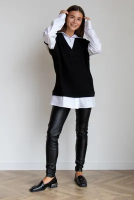 Shascullfites Melody Regular, матовые черные кожаные леггинсы с высокой  талией, женские леггинсы для спортзала, женские кожаные брюки – лучшие  товары в онлайн-магазине Джум Гик