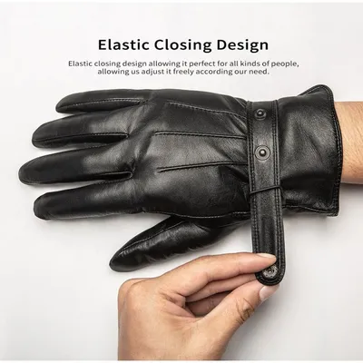 Xiaomi Mi Touchscreen Leather Gloves, мужские кожаные перчатки для  сенсорных экранов