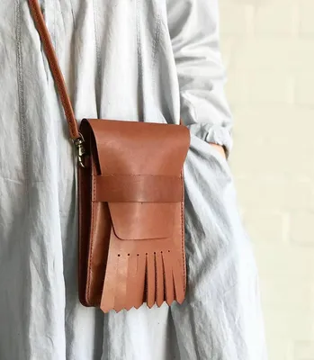 Кожаная сумка — эксклюзивный аксессуар, сделанный своими руками