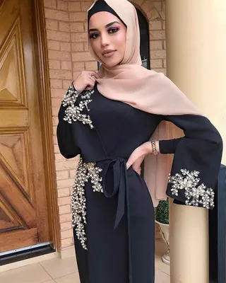 Красивые мусульманские платья - 89 фото