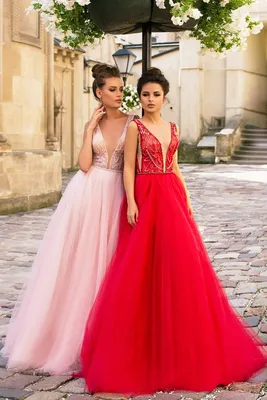 Купить красное вечернее платье в Москве. Красное платье на вечер -  PrincessDress