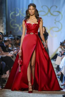 Красные вечерние платья 2024-2025 года, лучшее красное платье, фото, новинки